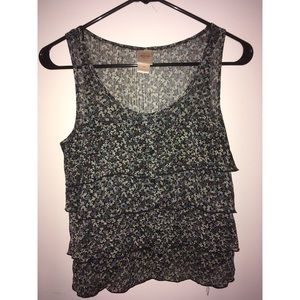 Mossimo Supply Co. Floral Tank Top